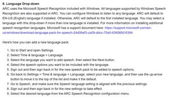 Speech Recognition - Language Issue