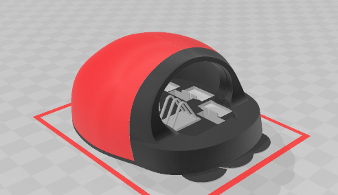Jstarne1's Ladybug Lawn Mower 3D Designing The First 3D Print