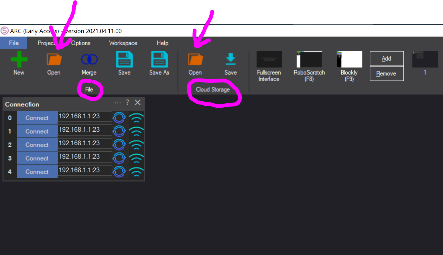 Saving and loading Blockly workspace to/from local storage