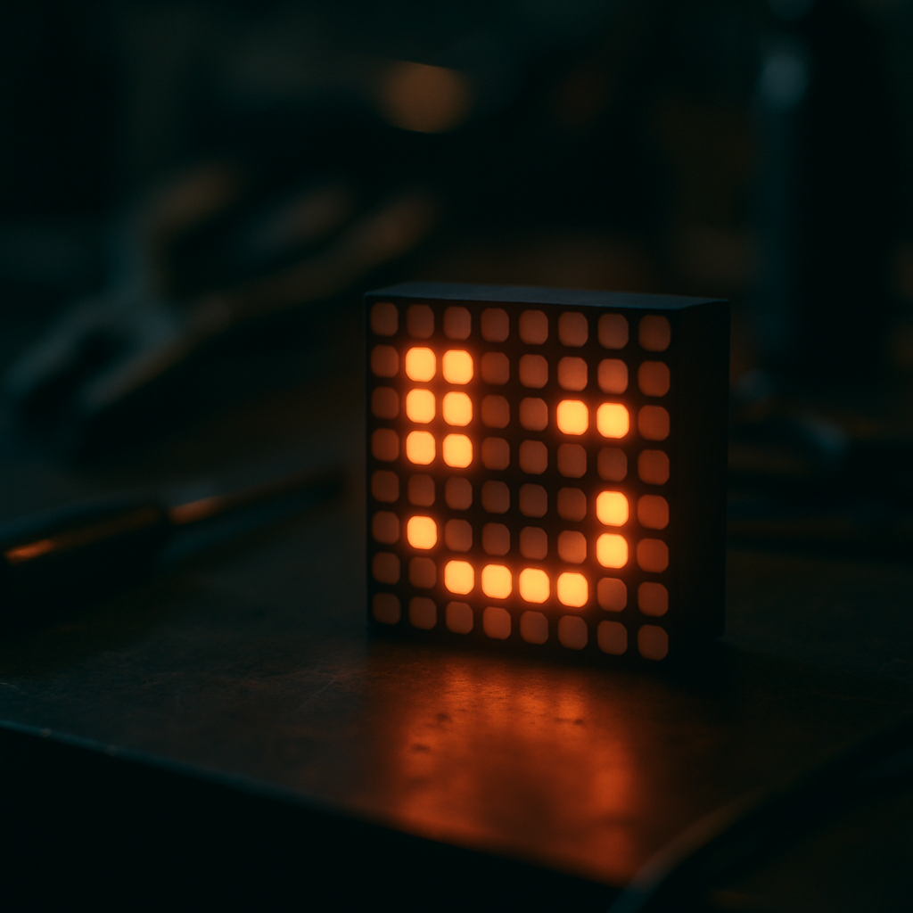 Why 64 Pixels Might Be the Most Honest Robot Face