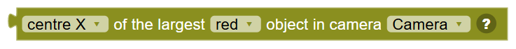 The Where Is The Largest Colour Object block