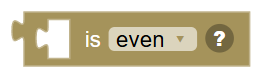 The Number Property Check block