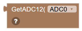 The Read ADC Port (12-bit) block