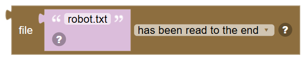 The File … … block