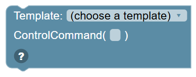The Control Command block
