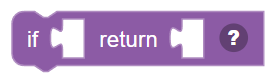 The If / Return block