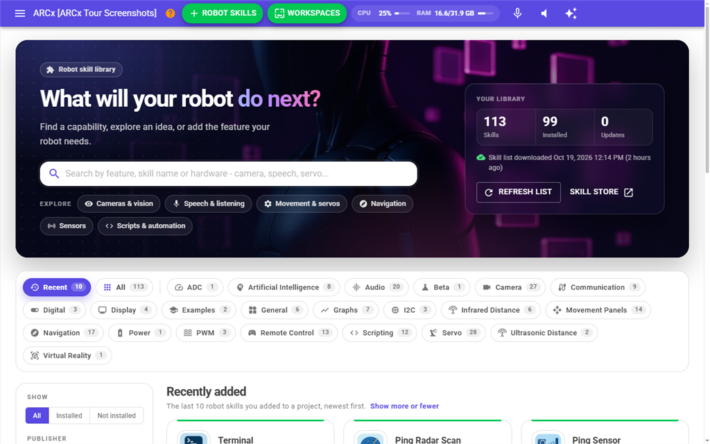 Robot Skills &rarr; Add