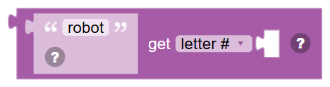 The Get Character At block