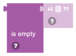 The Is Text Empty? block