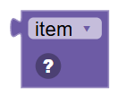 The Get Variable block