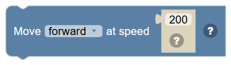 The Move … at speed … block
