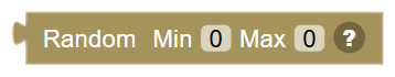 The Random (Min to Max) block