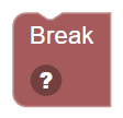 The Break Out of Loop block