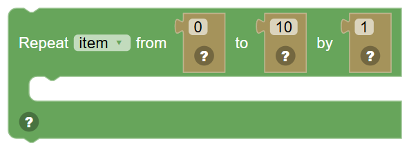 The For Loop (Count) block