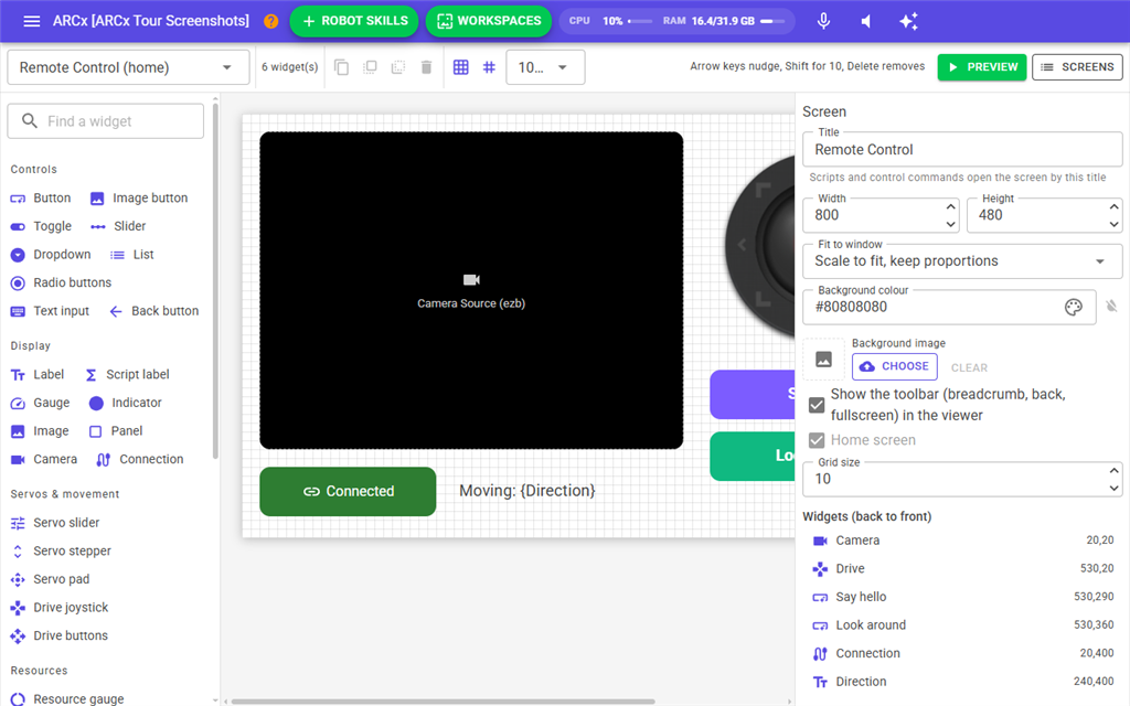 The Custom UI designer