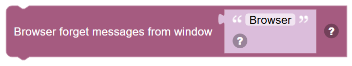 The Browser forget messages from window … block
