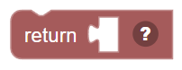 The Return Value block