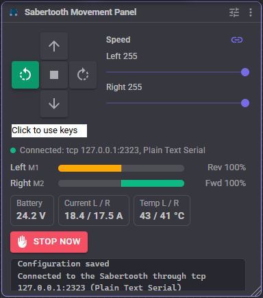 Spinning left