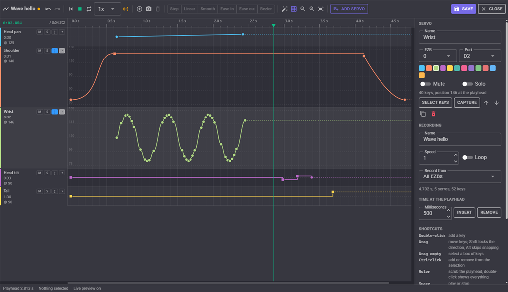 Playing in the editor