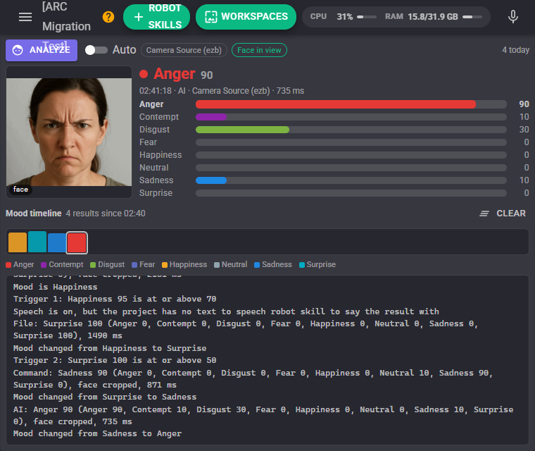 Cognitive Emotion window