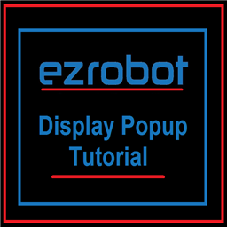 Display Popup Tutorial.