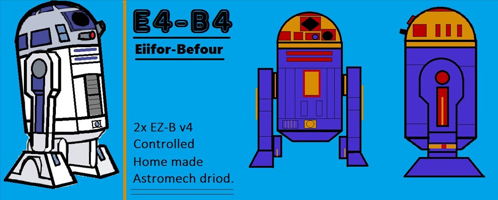 Steve's E4-B4 Build Diary. (R2-D2's Little Brother)