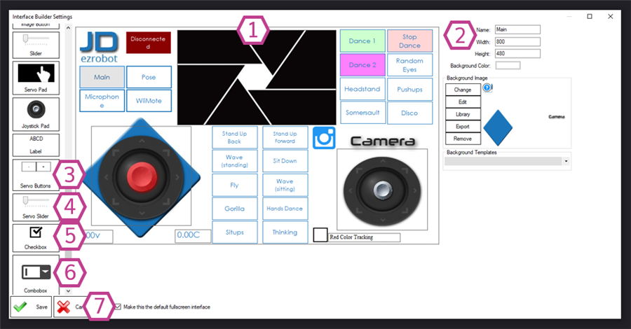 user interface builder