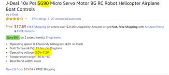 Micro Servos Support?