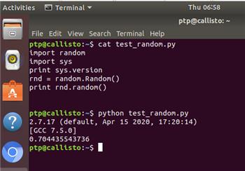 Equivalent Of Ezscript's  Sleeprandom(A,B) For Python ?