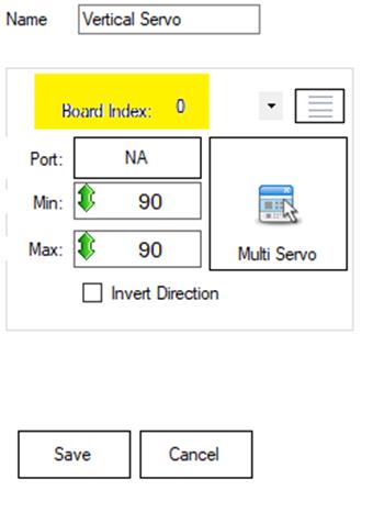 Audio, Servo Movement Panels Are Only On Connection 0 ?