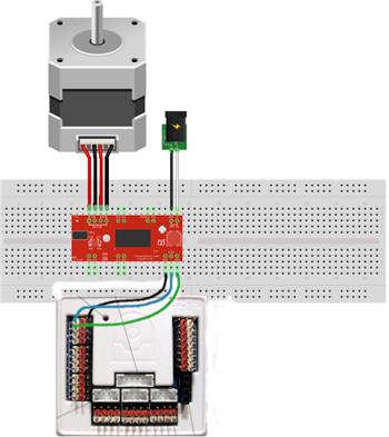 Easydriver And NEMA17 Stepper Motor