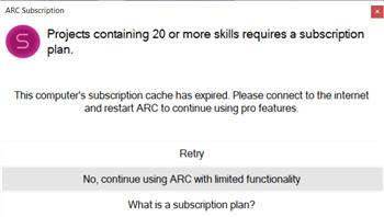 ARC Software Unusable