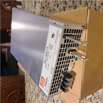 For Sale: New 240V, Mean Well SE-1500-12, 12V, 125A 1500W Single Power Supply