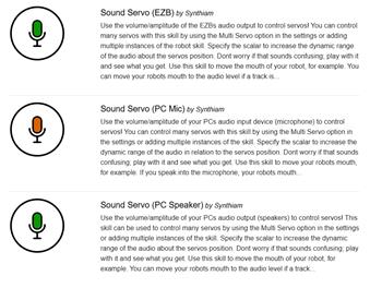 Which Skill Takes An Audio Output And Can Be Used To Open And Close A Mouth?