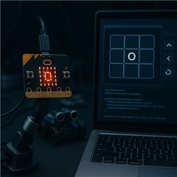 Micro:Bit Buttons Driving Tic Tac Toe