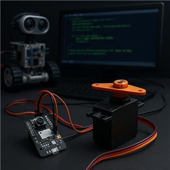 ESP32 CAM ADC jitter with PWM Servo Feedback