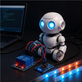 EZ-B v3 Set Digital triggers low-level relay on co