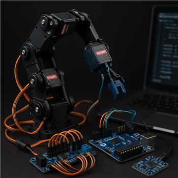 MPU9150 polling freezes PCA9685 servos