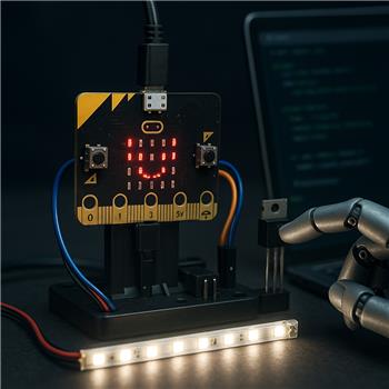Smoothing micro:bit PWM from Slide Script