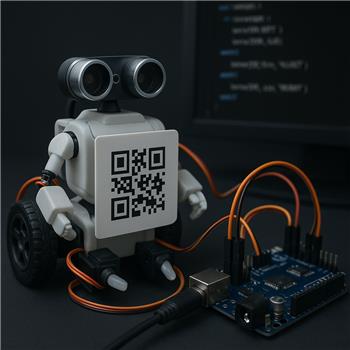 QR scan repeats, servos jitter on Leonardo