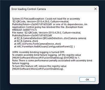 Startup ARC Project Error