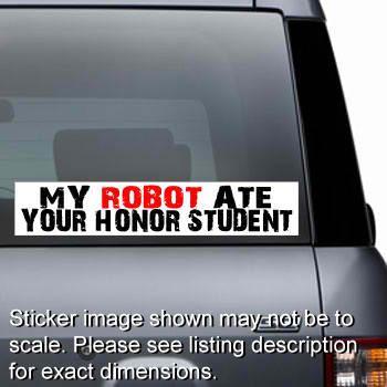 Funny Robot Sticker Ideas :)