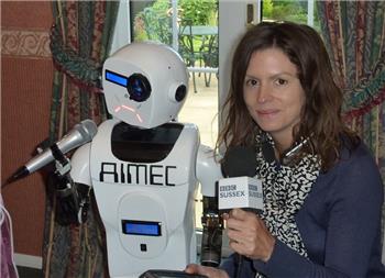 Aimec Robot Does Live Bbc Radio Broadcast