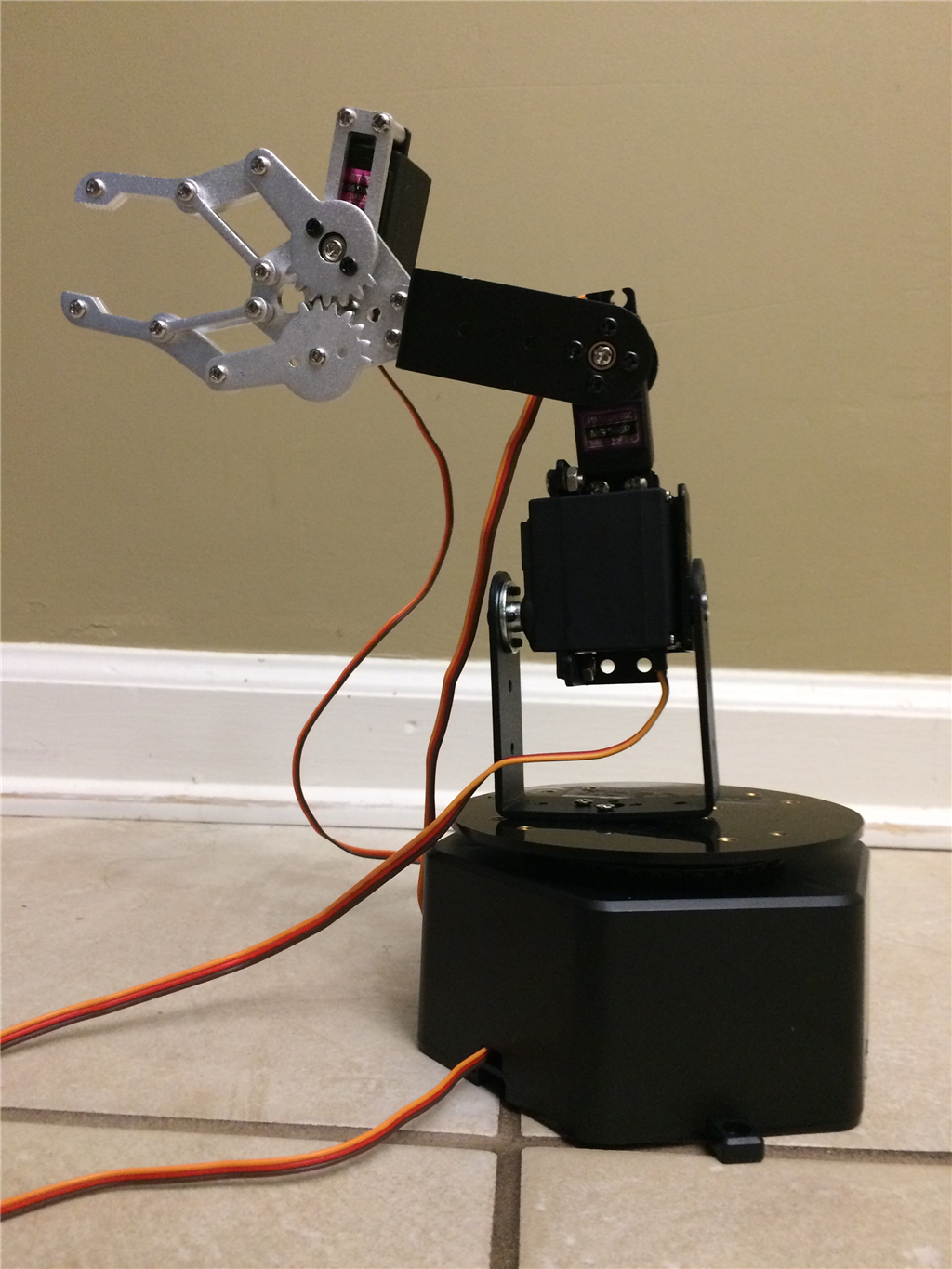 Ezang's My New Robot Arm On Ez- Builder - Video Next Week - He Has A Gripping Personality 