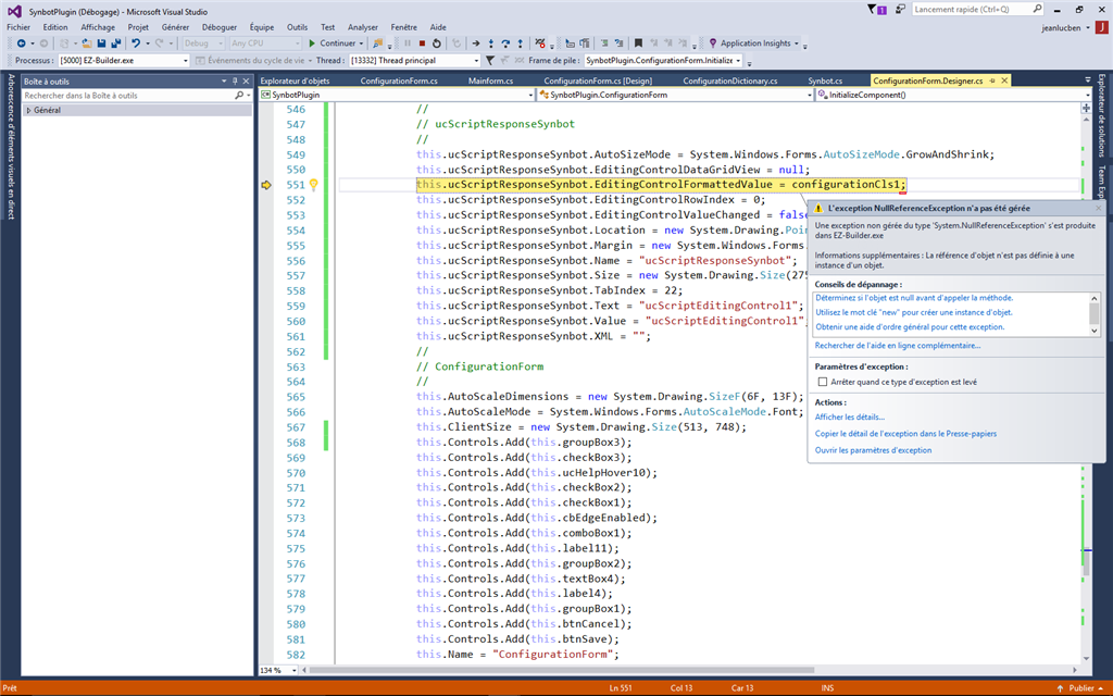 Error In Using Control Ucscripteditinput In My Beta Plugin Synbot ...